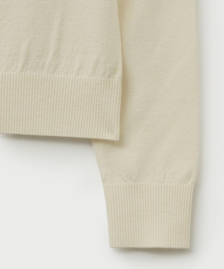 Seteo (W) Basic Polo Knit Cream