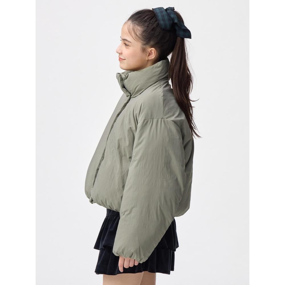 GU by Uniqlo Girls Warm Padded Cropped Blouson Jr