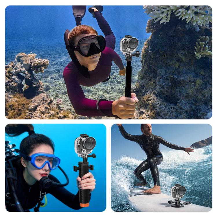 For Insta360 GO Ultra PULUZ 50m Waterproof Case Thumb Main Body Camera Dive Housing Cover (Transparent)