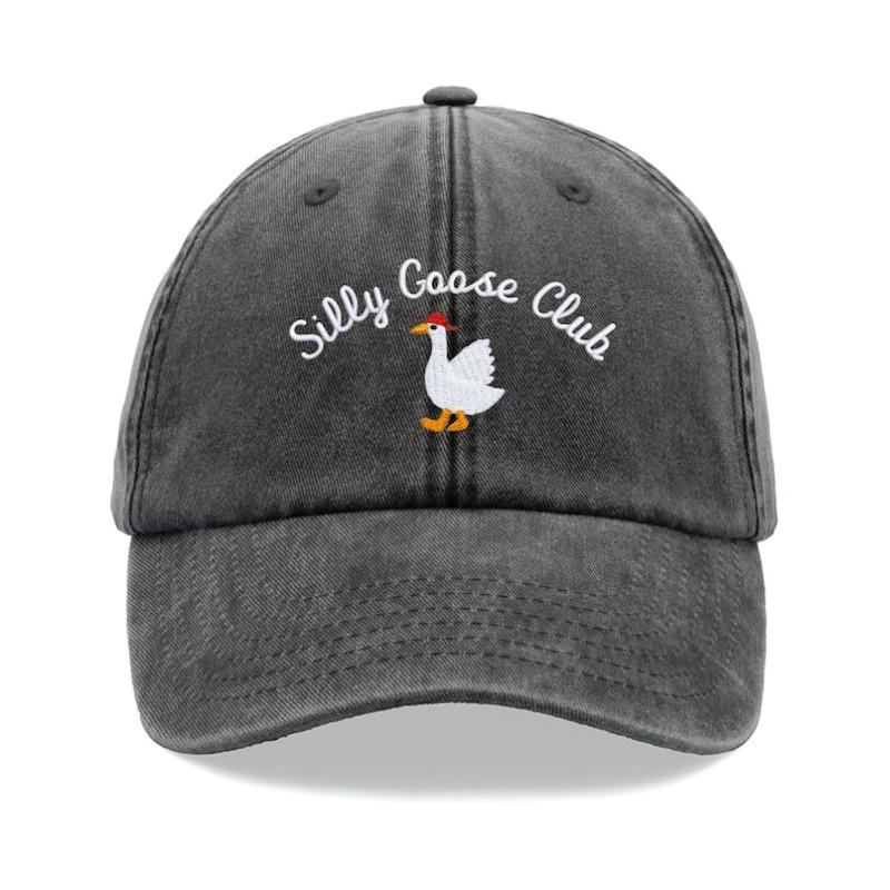 1pc Men' and Women' Vintage Soft-Top Baseball Cap with Chicken Print Adjustable Snap Washable Hat Suitable for Outdoor,Casual