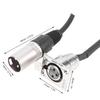 Gemütlich XLR Löt Typ D XLR Buchse zu für Bühne Patch Bodenboxen 2er-Pack Durchgang, Stecker, Boxen, Panels, (Silber)