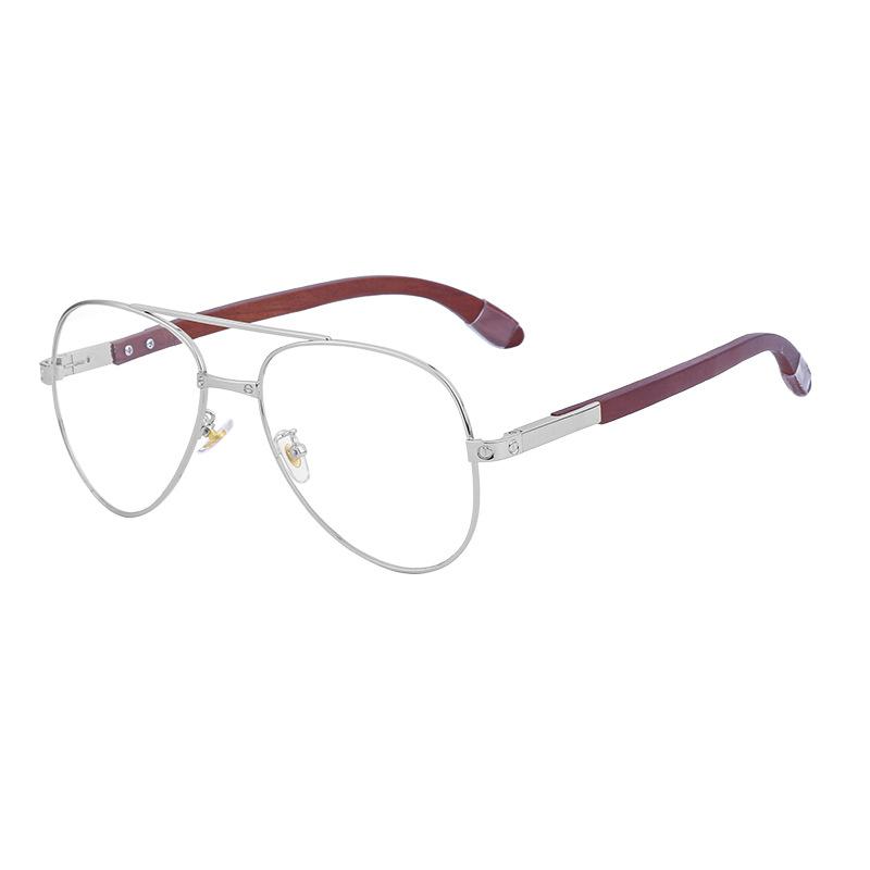 

JYL TS Men s Retro Wood Temple - Aviator Driving Sun Protection Shades LHJ-2031 c-463 колір лаванди червоніти