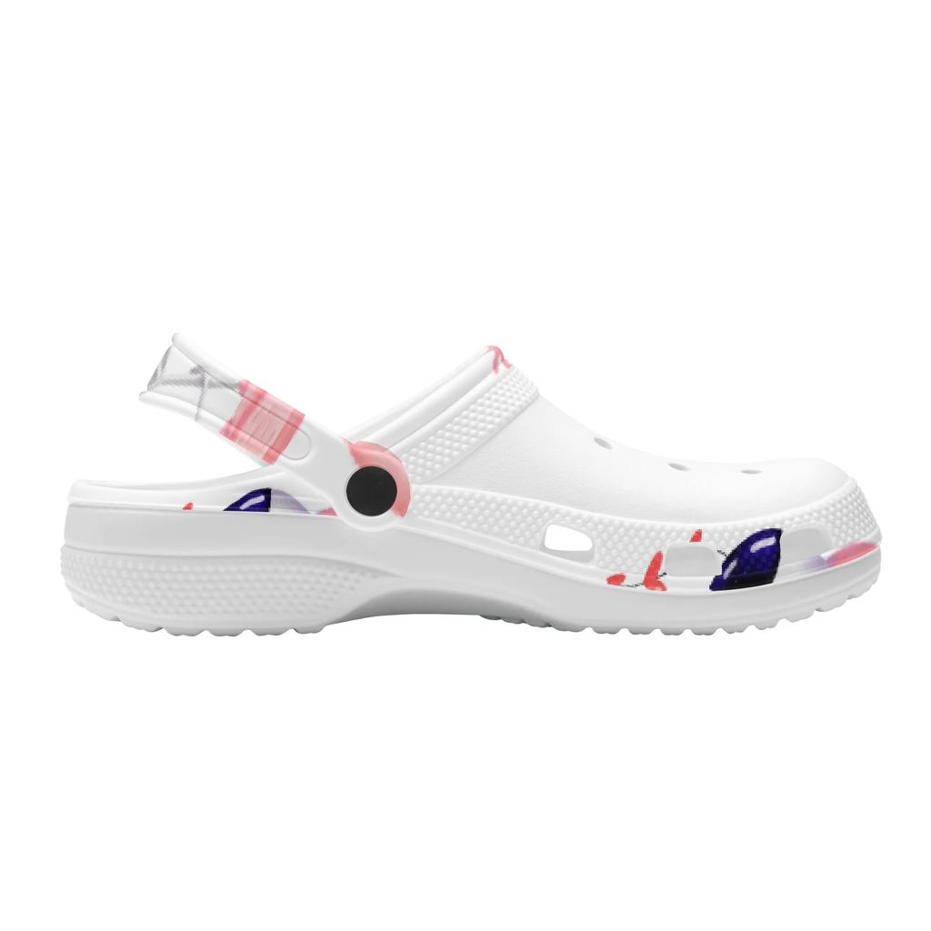 Men Women Colorful Printed EVA Casual Clogs Lightweight Soft Slip On Soft Shoes Lightweight Summer Sandals Soft Daily Wear
