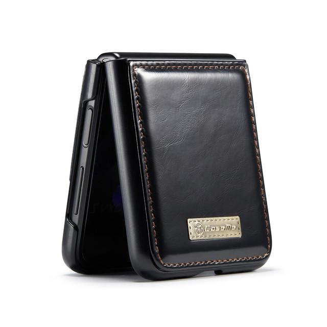 Lightweight Leather Phone Bag Funda Case For Samsung Galaxy Z Flip4 Flip 4 Flip3 Flip 3 Zflip4 Anti -Knock Protective Cover