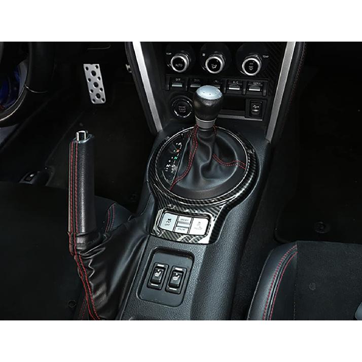 Car Accessories Fit for Subaru BRZ Toyota 86 2012-2020 Central Control Gear Shift Panel Frame Cover Trim (Carbon Fiber Style) ABS 1 PC