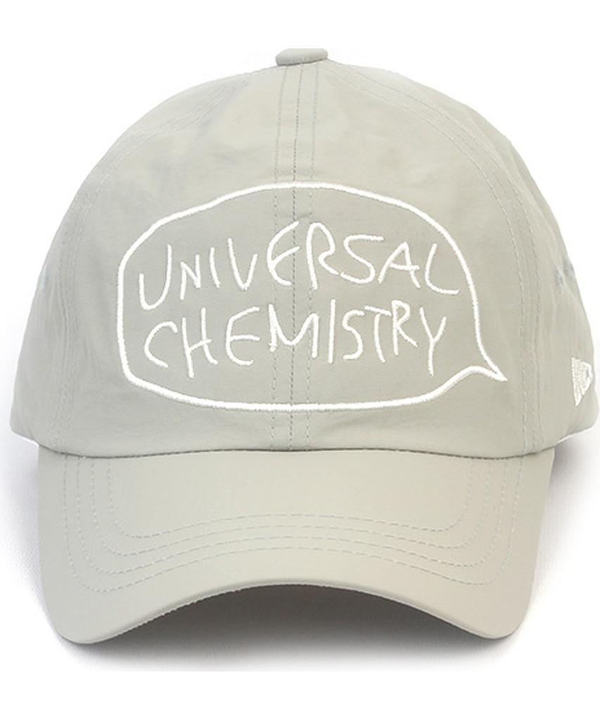 Yunibeosyeolkemiseuteuli Big Logo Nylon Pastel Beige Ballcap Nylon Ballcap