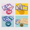 Wooden Math Montessori Toy Graphics Shape Geometry Educational Toy  Teaching Tool