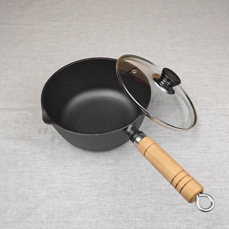 17cm Mini Induction Cooker Saucepan with Glass Lid