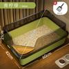 Oversized Pet Cat Litter Box, Semi-closed, Heightened and Thickened Anti-splash Cat Toilet, Easy To Clean, Bathtub Cat Toilet