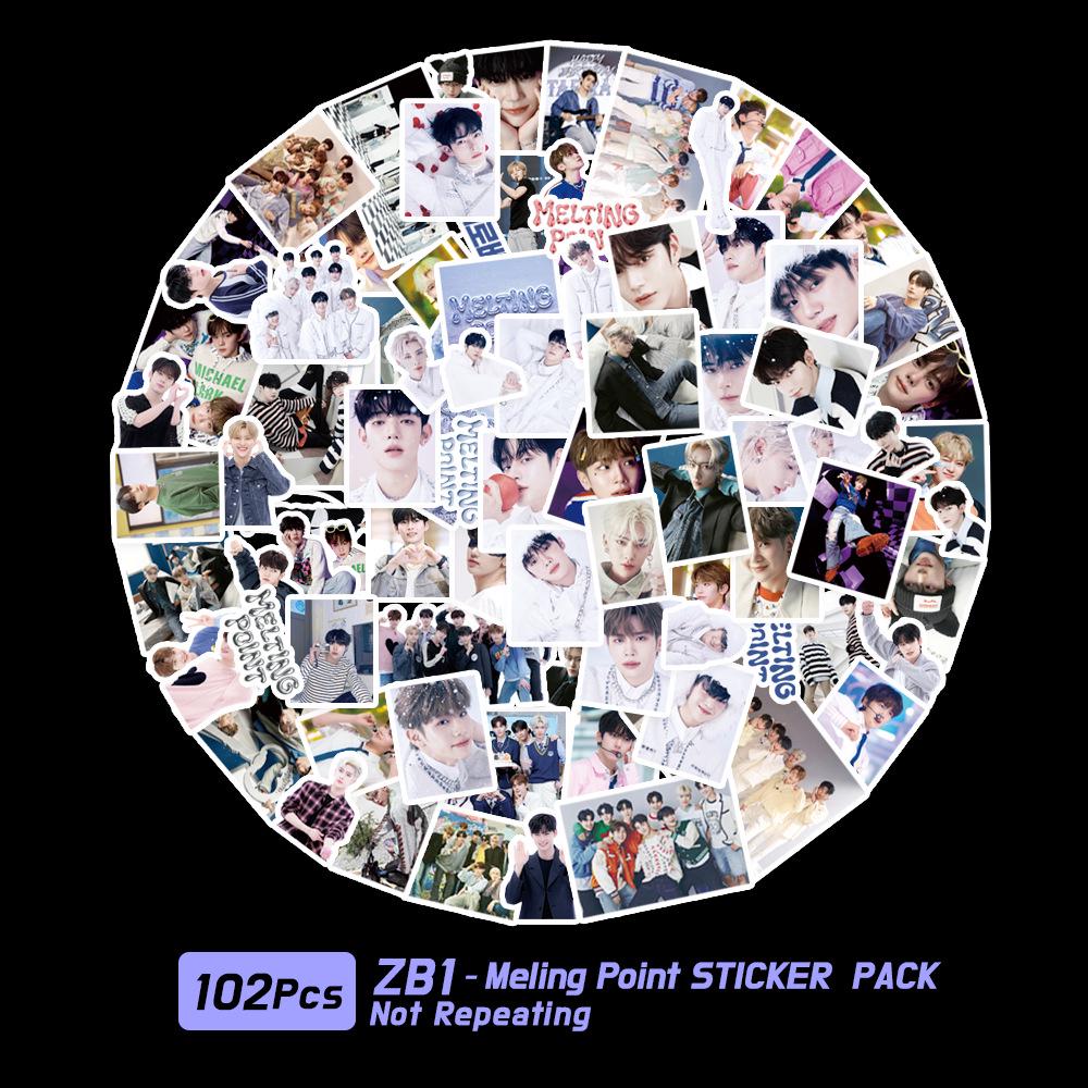 ZEROBASEONE Melting Point Album Big Head Stickers (102 Sheets)