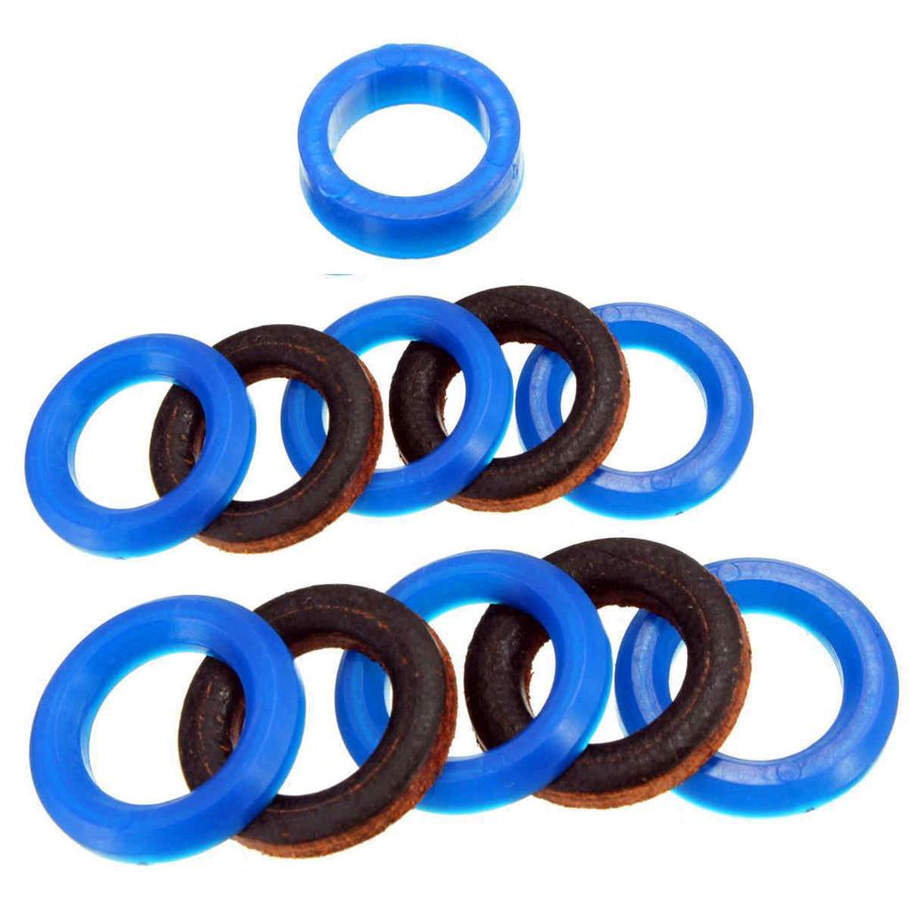 11Pcs Airless Spray Seal Ring Repair Set 244194 For Spraying Machine Blue&Black