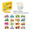 Card Cartoon Toys 32 Pcs Enlightenment Matching Puzzle Early Education Pattern Cognitive Boys  Girls and Girls