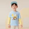 B.Duck Boys' Cartoon Striped Long Sleeve Top