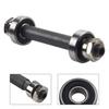 Steel Axles Bearing Bicycle Bike Cycling Hollow Axle