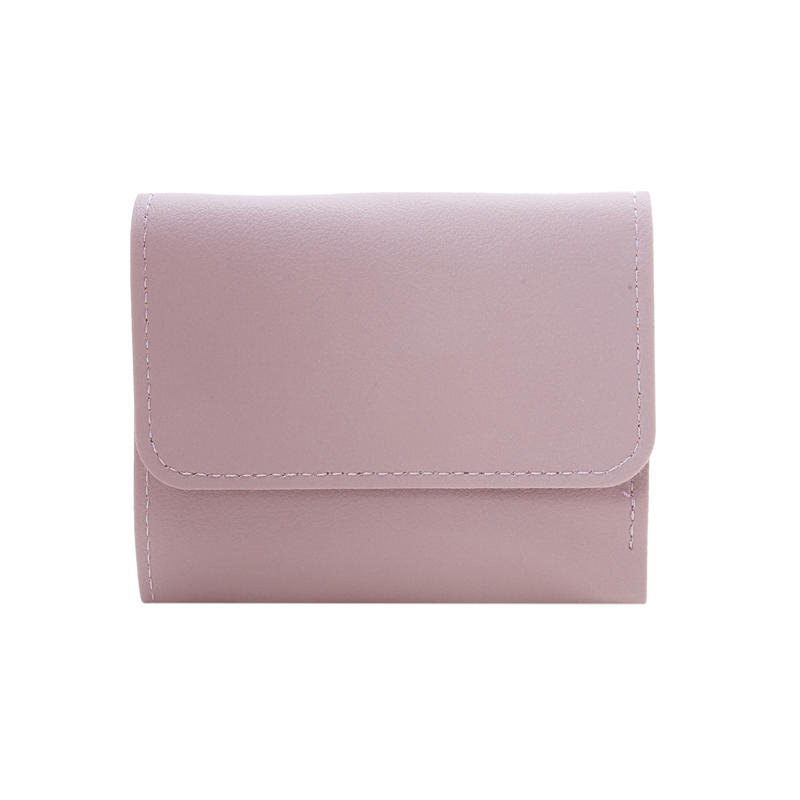 Simple Short Wallet for Women Fashion Ultra Thin Ladies Card Holder Multi Function Change Purse Cute Elegant Slim Pocket