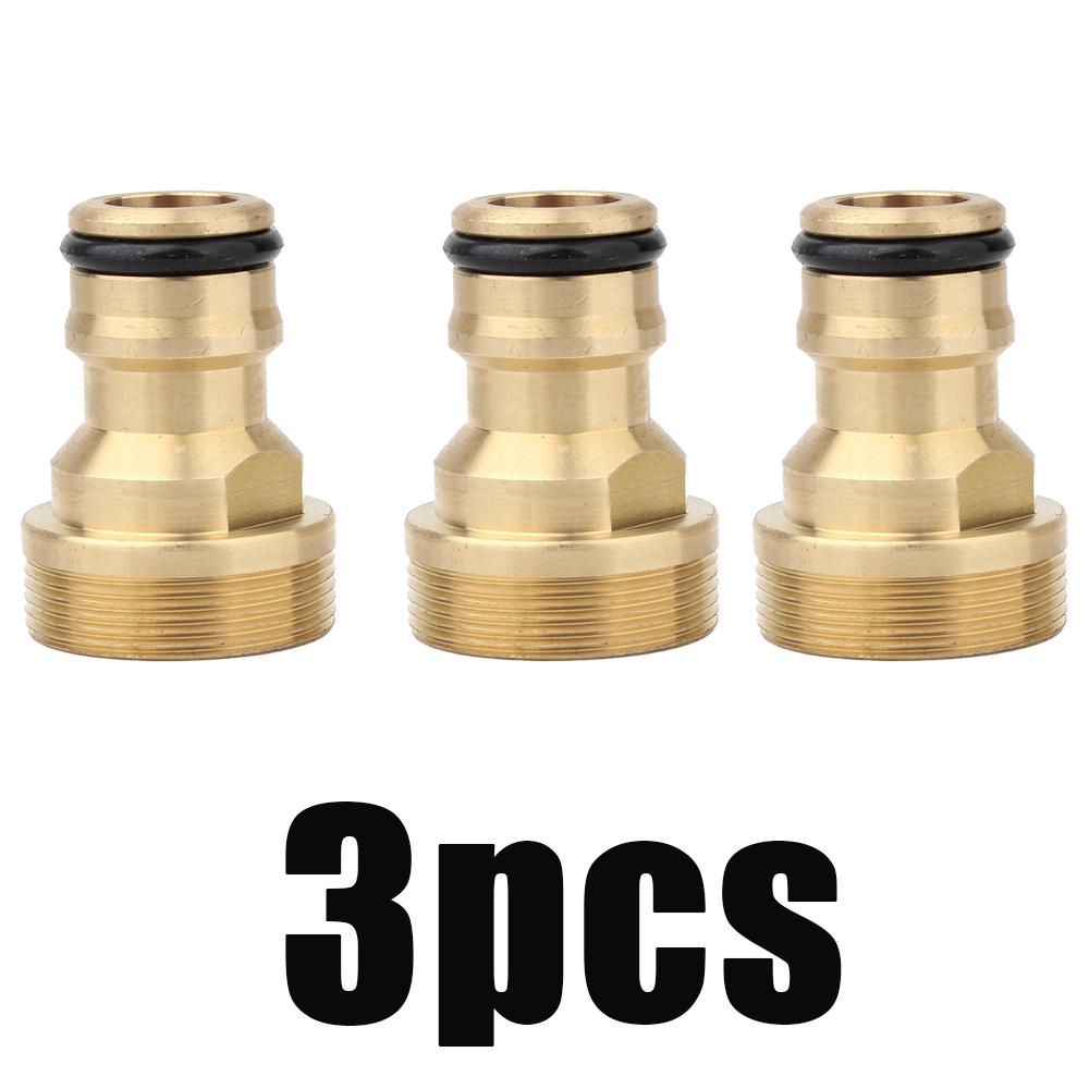 1-3pcs Kitchen Universal Faucet Adapter Brass Faucet Connector Mixer Hose Adaptor Basin Fitting Car Wash Watering Garden Tools