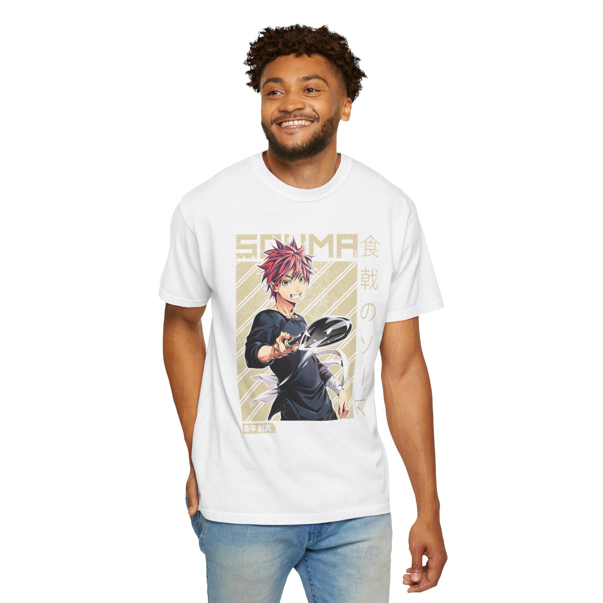 

Футболка чоловіча Swaag Street з чистої бавовни з круглим вирізом та цифровим принтом аніме-персонажа Сома Юкіхіра XXL білий