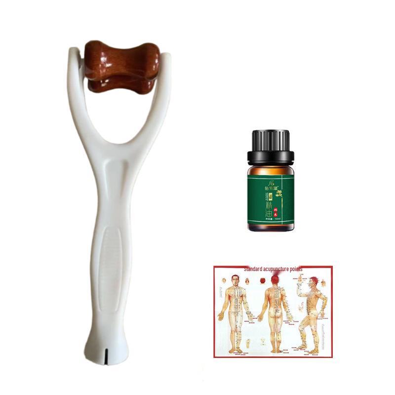 Holz Magnetische Perlen Finger Massage Roller