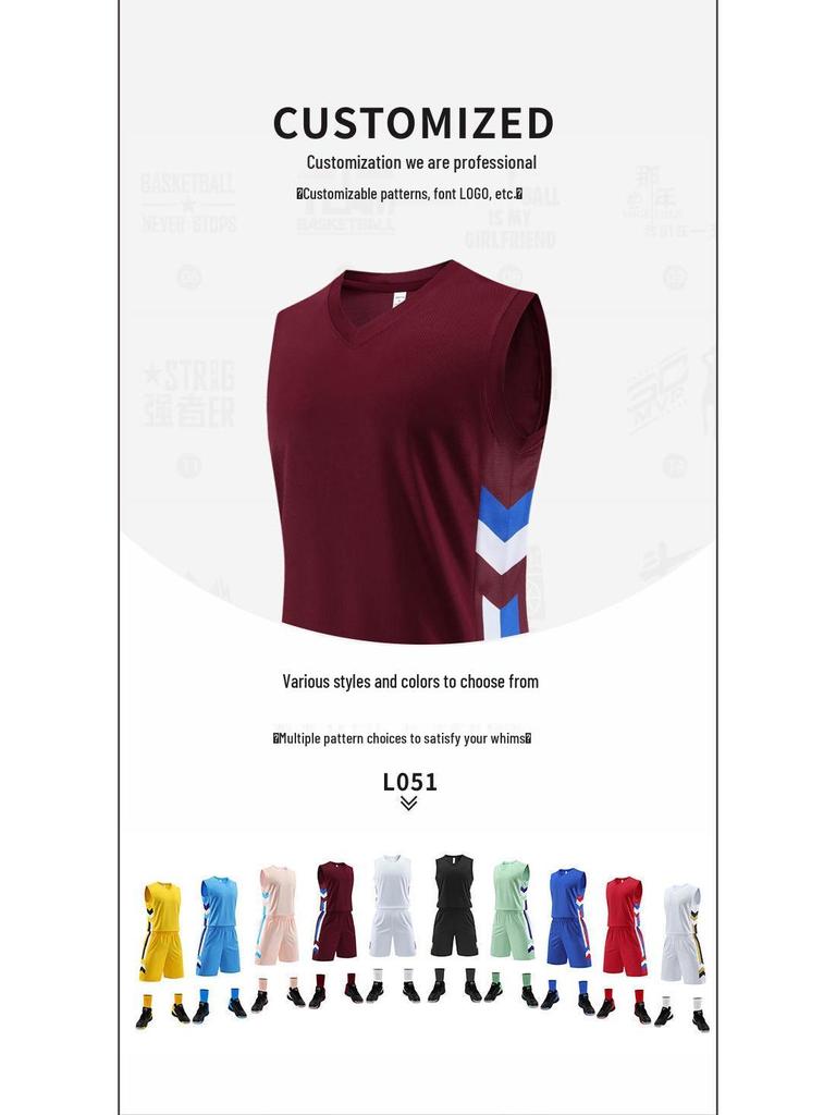 Speed Summer Basketball Training Camp Jersey Set for Men, Women, and Children