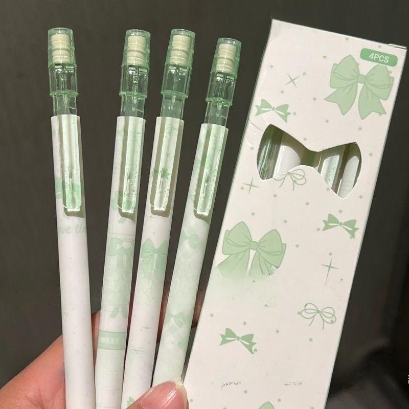 Bow Series Mechanical Pencils High-value Students No Cutting  Girl's Heart Activity Pencils  Not Easy To Break The Core