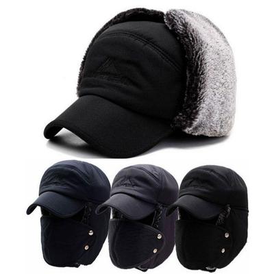 Wintermaske, Pelzmütze, Ohrenklappenmütze, Militärmütze für die Luftfahrt