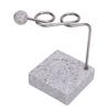 Toothbrush Holder Stainless Steel Bracket and Resin Base Cute Modern Tooth Brush Organizer for Bathroom