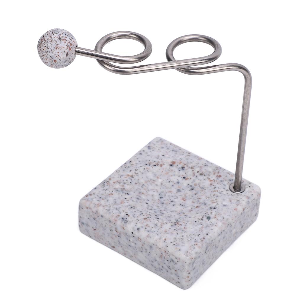 Toothbrush Holder Stainless Steel Bracket and Resin Base Cute Modern Tooth Brush Organizer for Bathroom