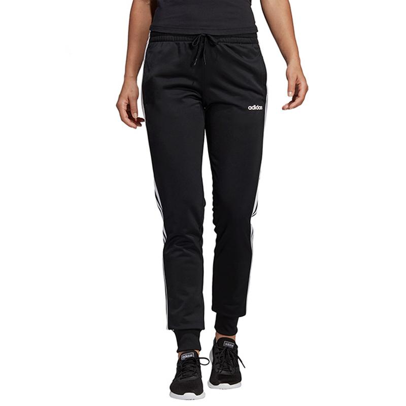 adidas Essentials 3-Stripes Fleece Joggers Women Bottoms Black DP2382