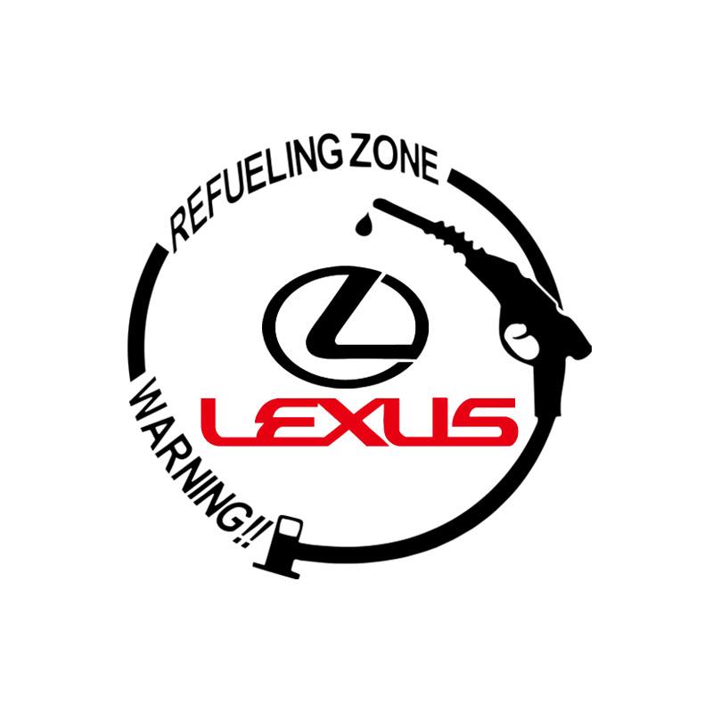Car Badge Vinyl Reflective Fuel Tank Cap Stickers Decal Accessories For Lexus IS250 IS200 CT200h GS300 LS430 RX450h LX570 IS300 ES RX LS