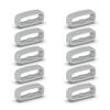 Smartwatch Strap Retainer Replacement Silicone Fastener Ring 18mm / 20mm / 22mm Wristband Keeper Holder Belt Loops 10pcs