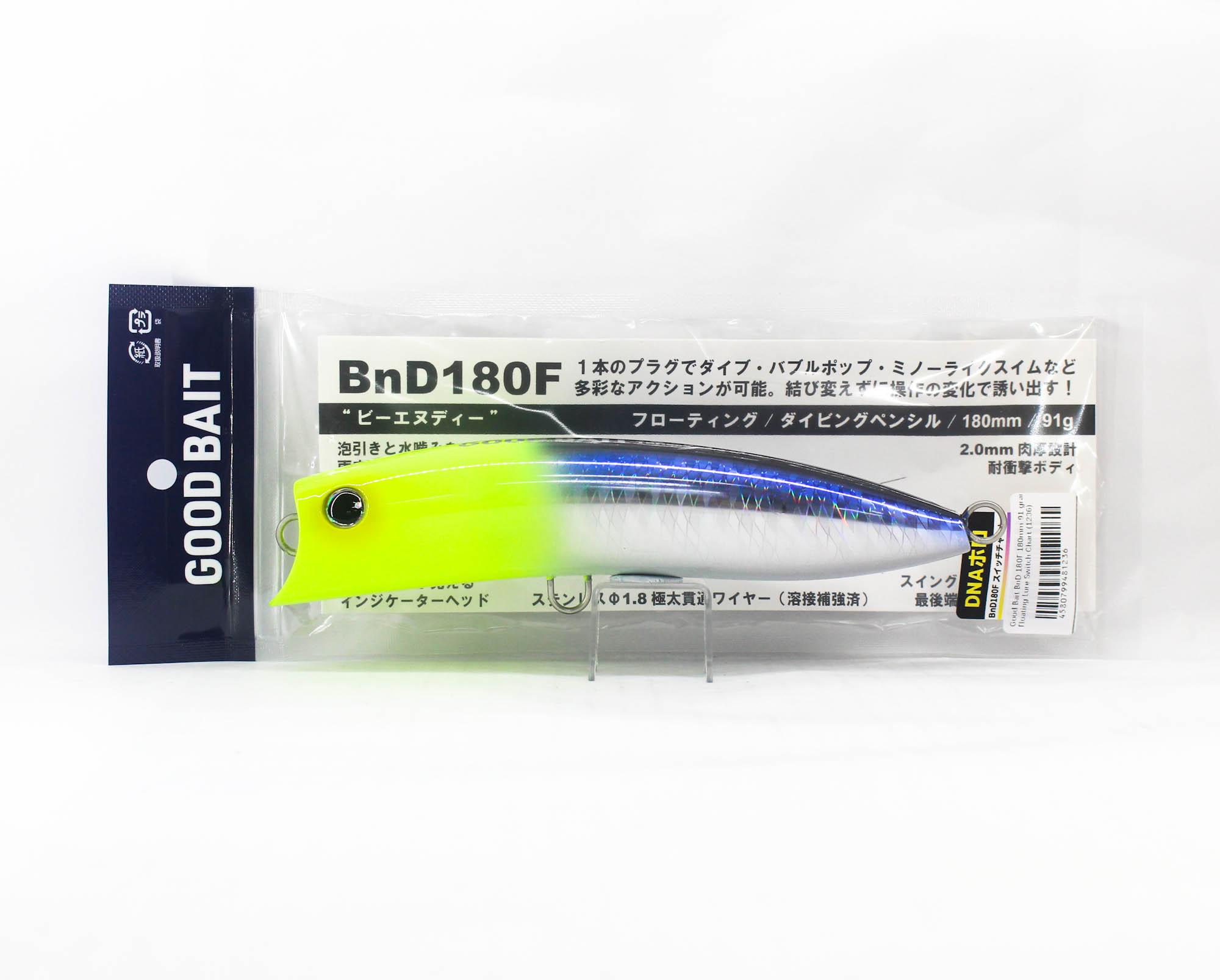 Good Bait BnD 180F 180mm 91 grams Floating Lure Switch Chart (1236)