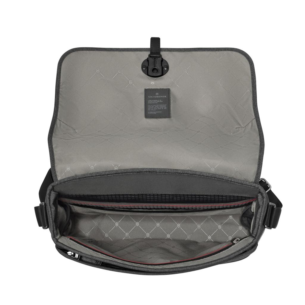 Victorinox Architecture Urban2 Messenger Bag with Magnetic Trolley Personalized 611958 Lock, Business, 14" Laptop, Sleeve, Multi-Tool Handle, 13L,