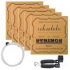 4 Pack Ukulele Strings Nylon Ukuleles String Replacements Ukulele Strings Parts Accessory for 21/23/26Inch Ukulele Part