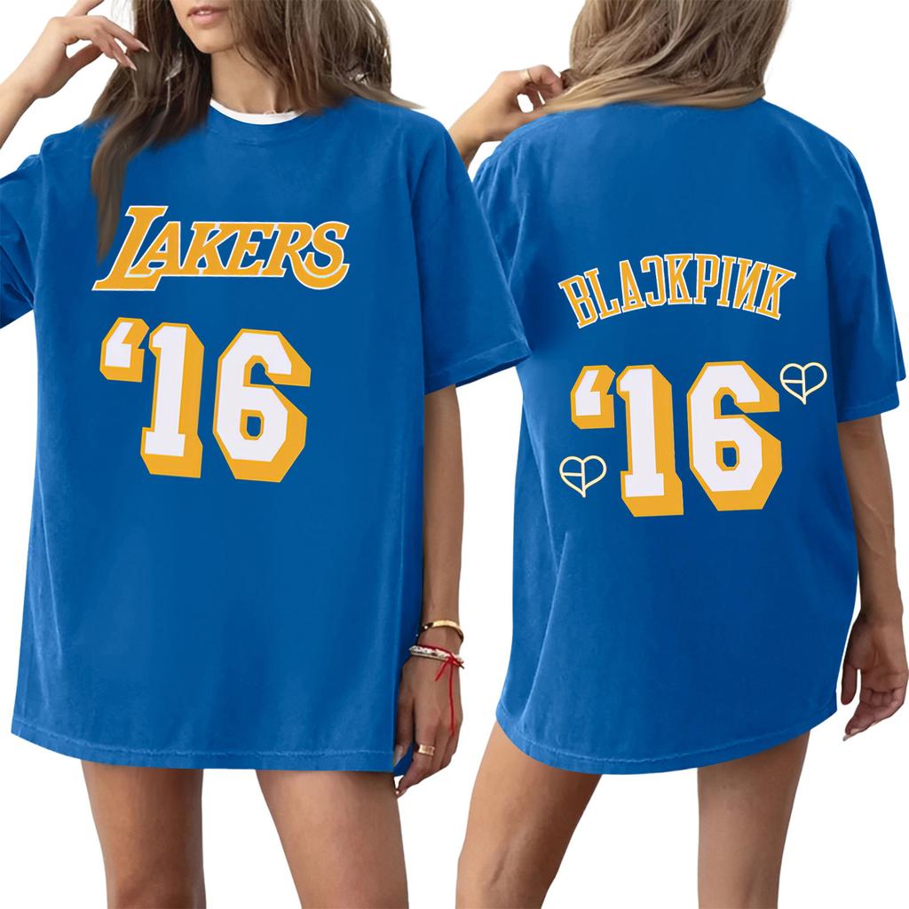 Women's Round Neck Printed Short-sleeved T-shirt Top