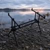 3 Rod Holder Stand Collapsible Telescopic Fishing Rack Adjustable Height