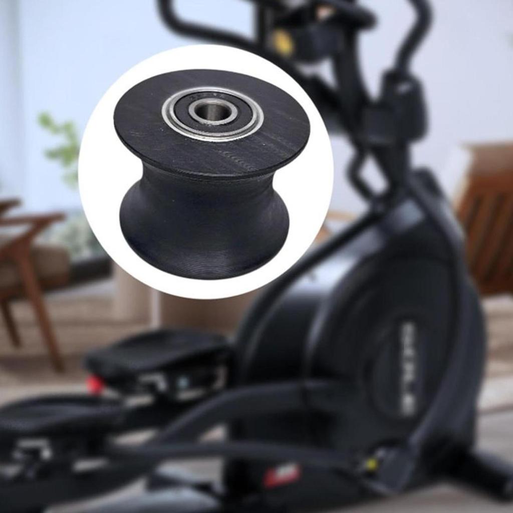 Roue de machine de fitness silencieuse pièces de rechange pré-assemblées rouleau de rechange pour vélo elliptique pour salle de sport intérieure commerciale