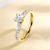 Titanium Steel Zirconium Ring Engagement Ring Exquisite Simple Versatile Stainless Steel Jewelry