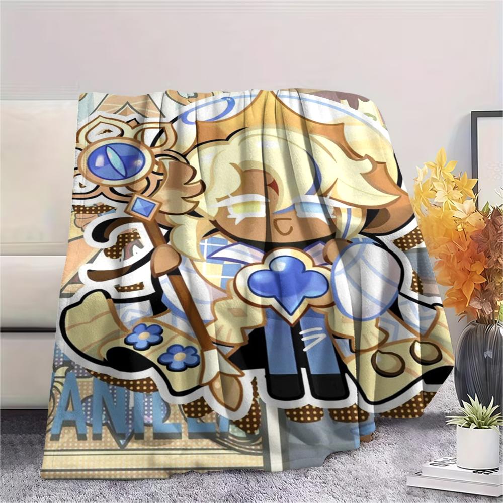 Cookie Run Kingdom Print Flannel Blanket, High Quality Comfortable for All Seasons, Home Decor, Warmth and Comfort, Perfect for Christmas Gifts17