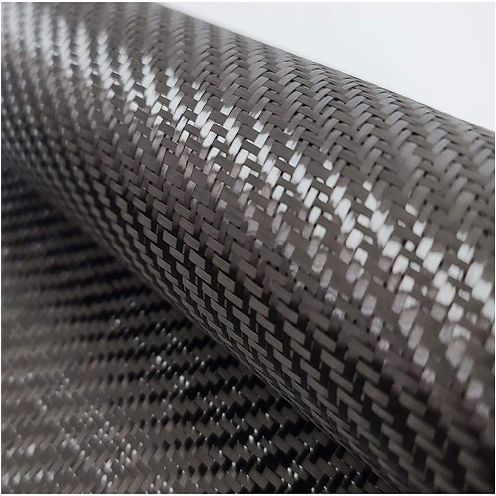 

12 × 60 Real Carbon Fiber Fabric 3K 220Gsm 2X2 Twill Weave Cloth Black