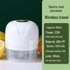 Six-Blade Mini Garlic & Food Chopper with Transparent Cup