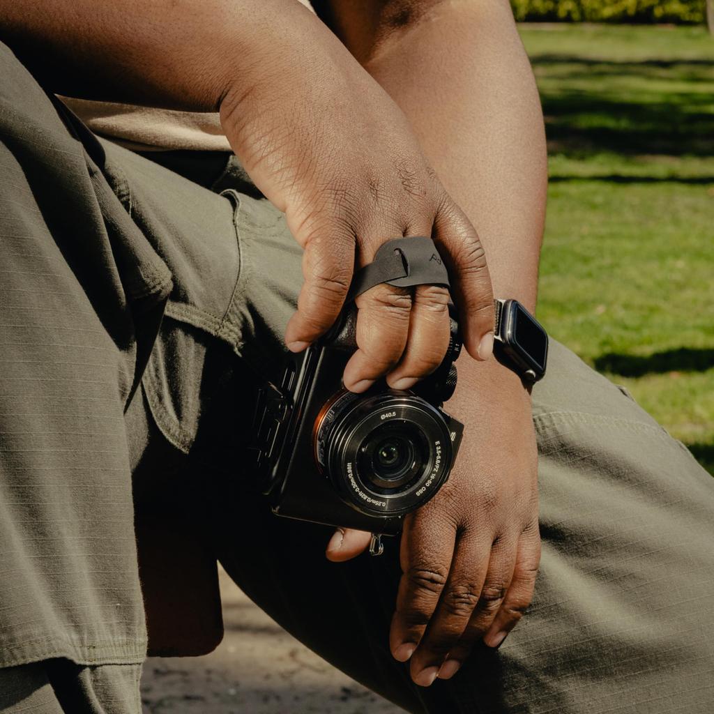 Peak Design Micro Clutch Hand Strap Free Size L-Plate (MC-L-1) Black,