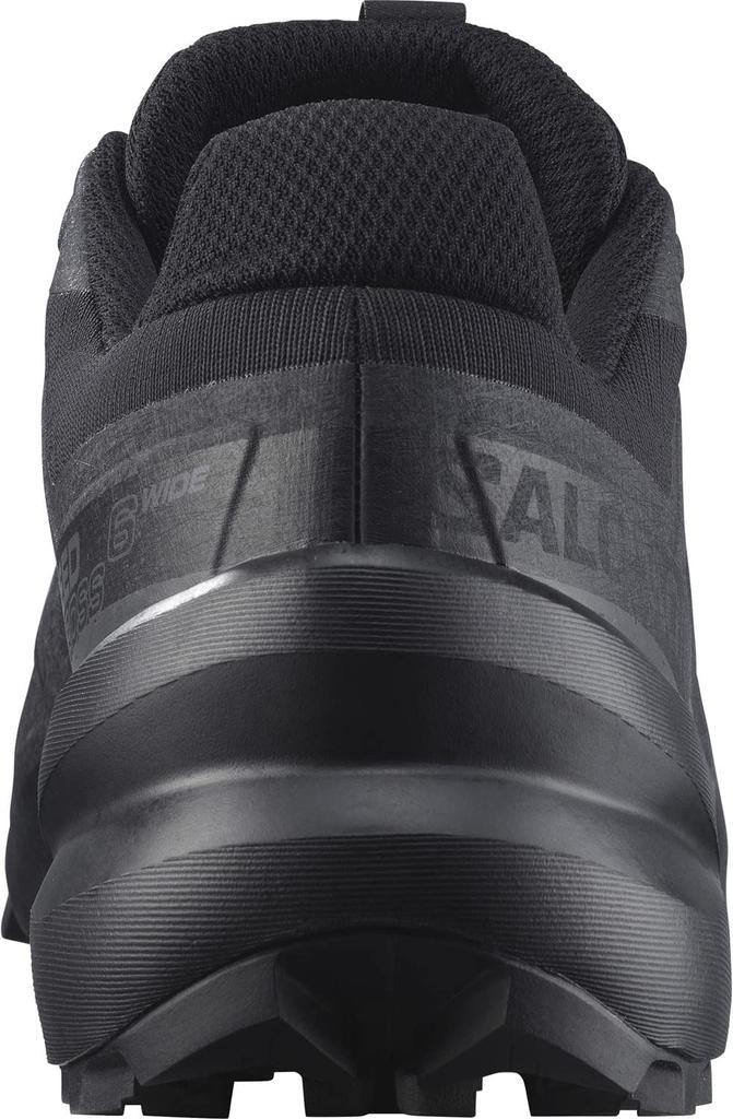 Salomon Speedcross 6 Wide Size Men's Sneakers, Black, 26.0 (L41744000)