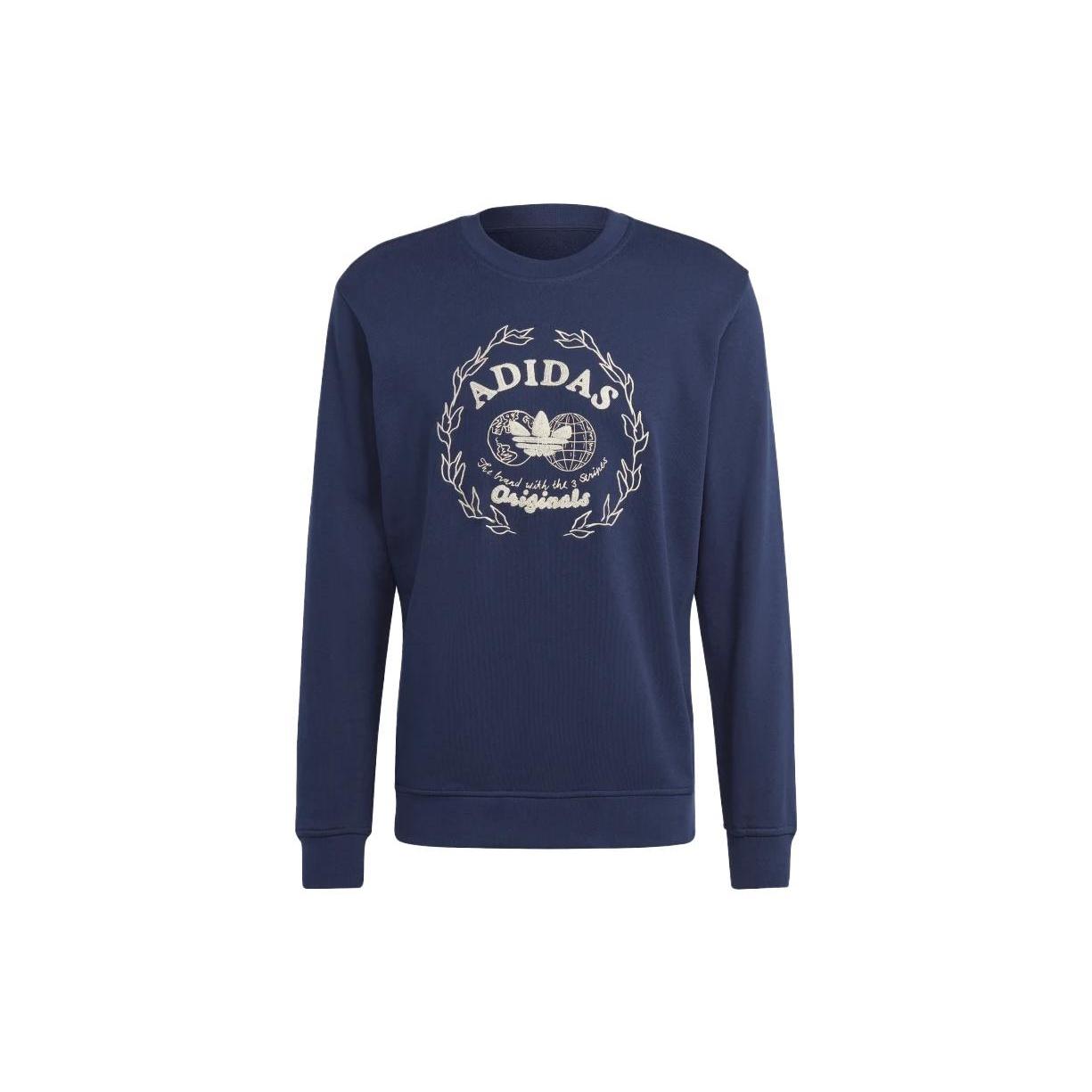 adidas Graphics Archive Crew Sweatshirt Blue Men s IC5769 M