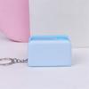 Interactive LED Keyring For Evening Key Finding And Finger Exercise Shatterproof Plastic Construction Keychain