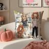 Art Magazine TThe NNew Yorker Cushion Cover Pillowcase Short Plush Invisible Zipper Room Sofa Cushion Cover