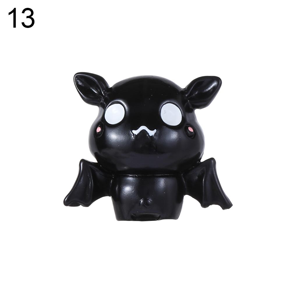 1Pcs Ghost Garden Decorations Miniature Figurines Cute Micro Landscape Ornaments Halloween Decor Halloween Ornaments Resin Craft