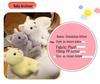 Cute Kitten Plush Pillow Doll - Small Floral Comfort Toy for Kids