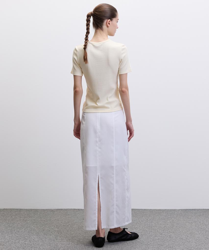 HAE BY HAEKIM [Atelier] Summer Maxi Skirt_White
