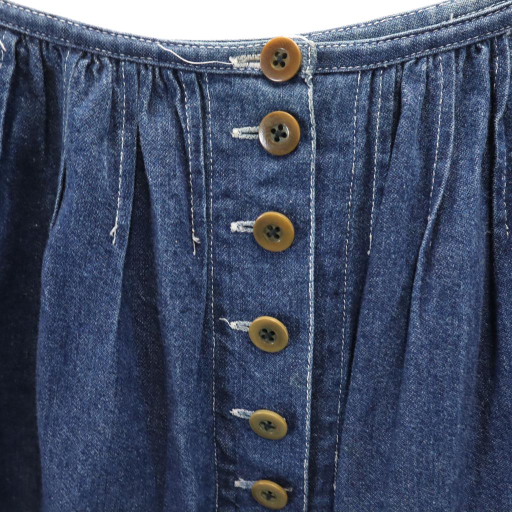 PINK HOUSE Mimole length Denim skirt Blue Women Used