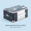 Cloud Love Cotton Quilt Storage Bag - Dustproof, Moistureproof, Visible Clothes Organizer with Printed Fabric